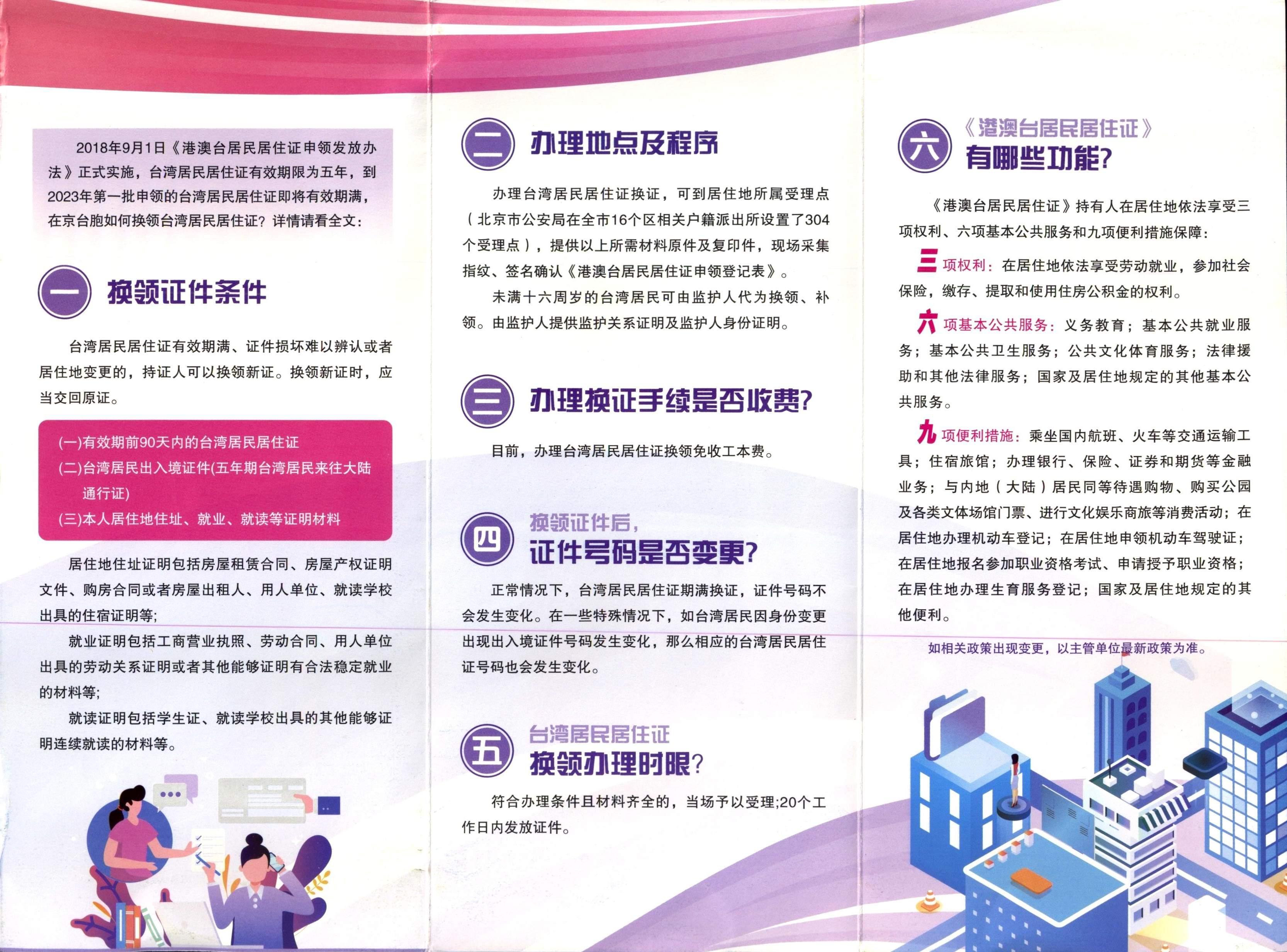 臺灣居民居住證換領(lǐng)指南